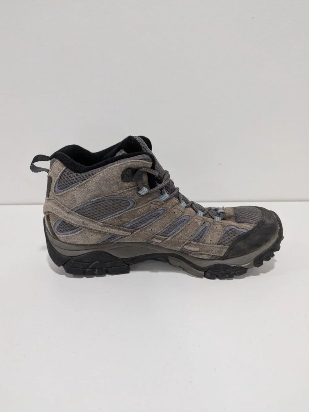 Merrell Moab 2 Mid Boots Women’s Size 12 Waterproof Hiking Granite J06054